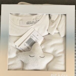 BAREFOOT DREAMS CozyTerry® Onesie Baby Bundle Size 12-18M